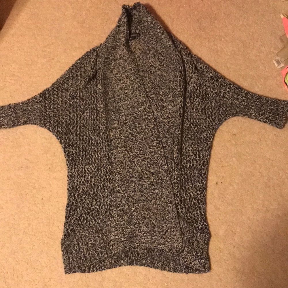 Black and white cardigan